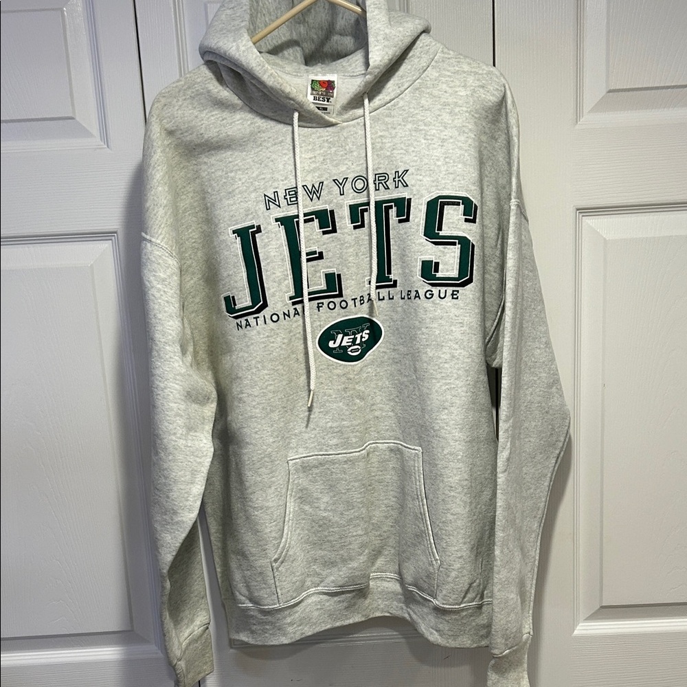 Fruit of the Loom Gray New York Jets Sweater